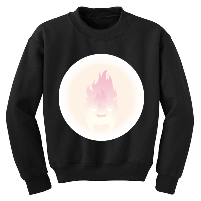 Calcifer Youth Sweatshirt by PEGGYBROWNEE | Artistshot