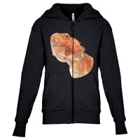 Calcifer The Bearded Dragon Youth Zipper Hoodie | Artistshot