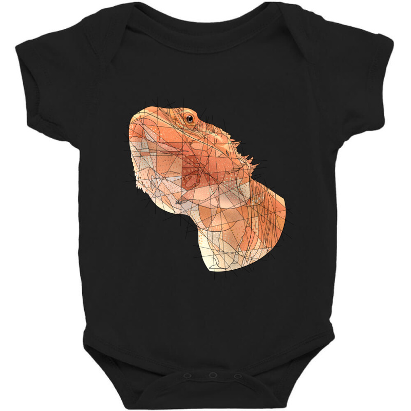 Calcifer The Bearded Dragon Baby Bodysuit by PEGGYBROWNEE | Artistshot