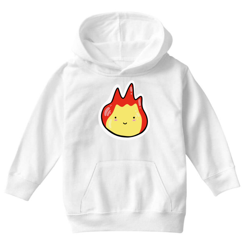 Chibi Calcifer Youth Hoodie by PEGGYBROWNEE | Artistshot