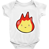 Chibi Calcifer Baby Bodysuit | Artistshot