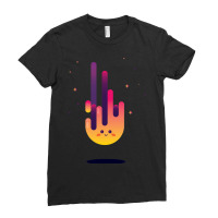 Cute Little Calcifer Fire Art Ladies Fitted T-shirt | Artistshot