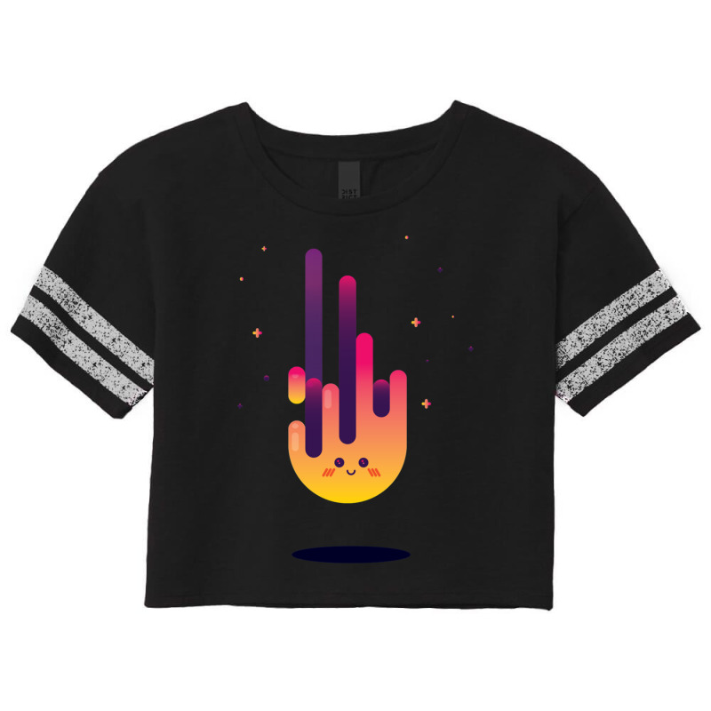 Cute Little Calcifer Fire Art Scorecard Crop Tee by PEGGYBROWNEE | Artistshot