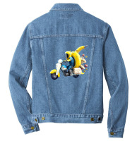 Banana Super Motorcycle Men Denim Jacket | Artistshot