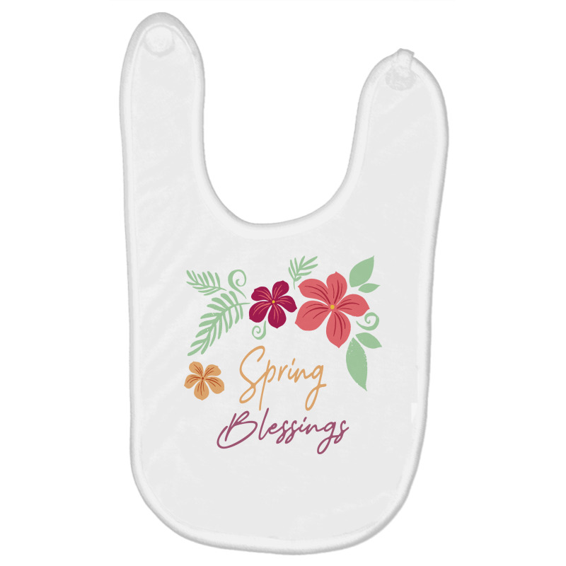 Spring Blessings,flower,season,vibes Baby Bibs | Artistshot