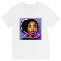 Confidence & Culture Png  Sticker 1 V-neck Tee | Artistshot