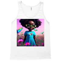 Little Black Girl With Eyeglasses Tank Top | Artistshot