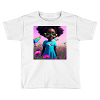 Little Black Girl With Eyeglasses Toddler T-shirt | Artistshot