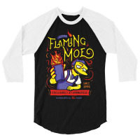 Flaming Classic Drink 3/4 Sleeve Shirt | Artistshot