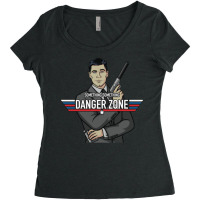 Danger Zone 3 Women's Triblend Scoop T-shirt | Artistshot