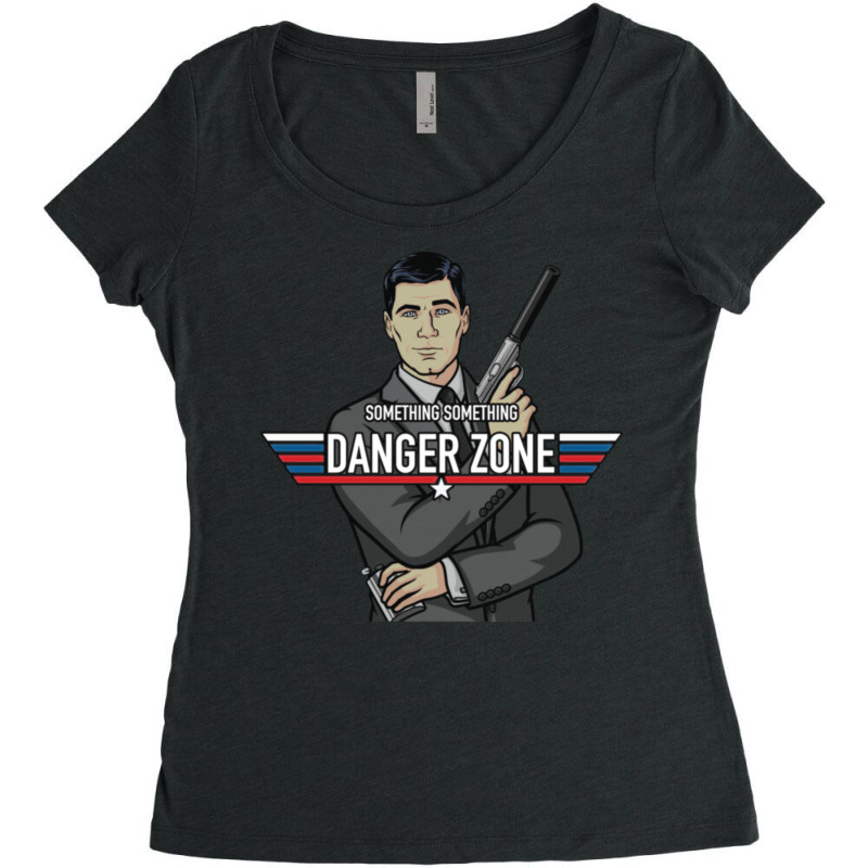 Danger Zone 3 Women's Triblend Scoop T-shirt by CynthiaTheresaWhite | Artistshot