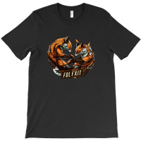 Fox Fight T-shirt | Artistshot