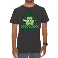 Daddy's Lucky Charm St. Patrick's Day Kids Boy Gir Vintage T-shirt | Artistshot