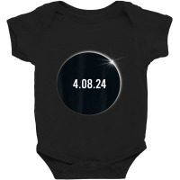 America Totality 04 08 24 Total Solar Eclipse 2024 Baby Bodysuit | Artistshot