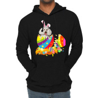 Poodle Lover Dog Happy Easter Lightweight Hoodie | Artistshot