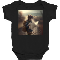 Little Boy Exploring Map In Nature Baby Bodysuit | Artistshot