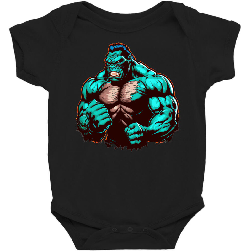 Gorilla Master Angry Baby Bodysuit by Stephens19 | Artistshot