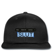 Slut Printed Hat | Artistshot