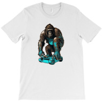 Gorilla Skateboard T-shirt | Artistshot