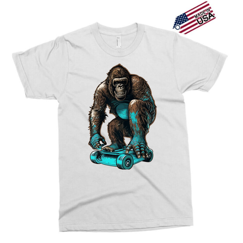 Gorilla Skateboard Exclusive T-shirt by UrielTurner100 | Artistshot