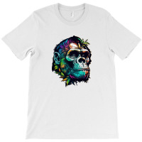 Gorilla Skull T-shirt | Artistshot