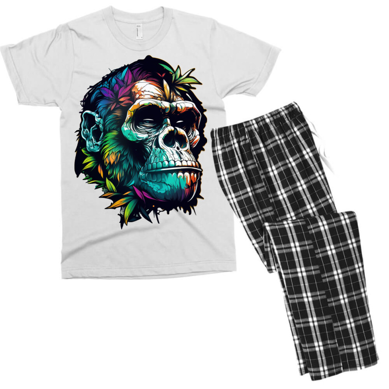 Gorilla Skull Men's T-shirt Pajama Set by UrielTurner100 | Artistshot