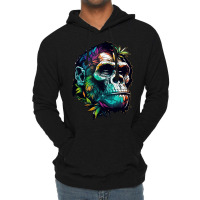 Gorilla Skull Lightweight Hoodie | Artistshot