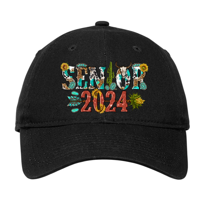 Senior 2024 Adjustable Cap by enoddigitalart@gmail.com | Artistshot