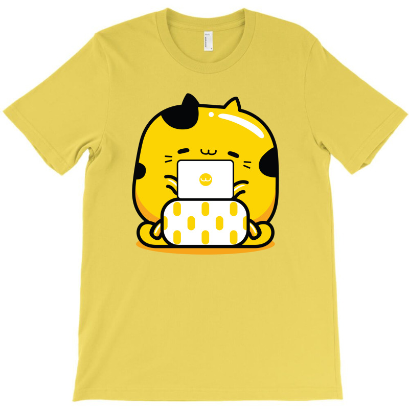 Yellow Cat Graphic Designer Profession T-shirt | Artistshot