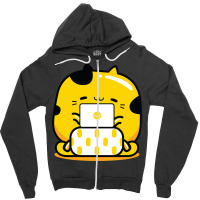 Yellow Cat Graphic Designer Profession Zipper Hoodie | Artistshot