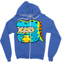 Cute Hamster Dino 01 Zipper Hoodie | Artistshot