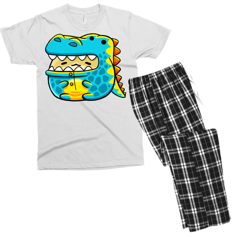 Cute Hamster Dino 01 Men's T-shirt Pajama Set | Artistshot