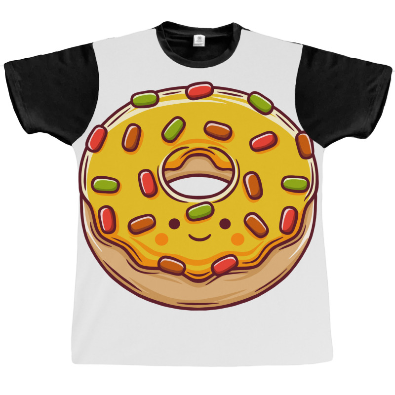 Kawaii Donut Graphic T-shirt | Artistshot