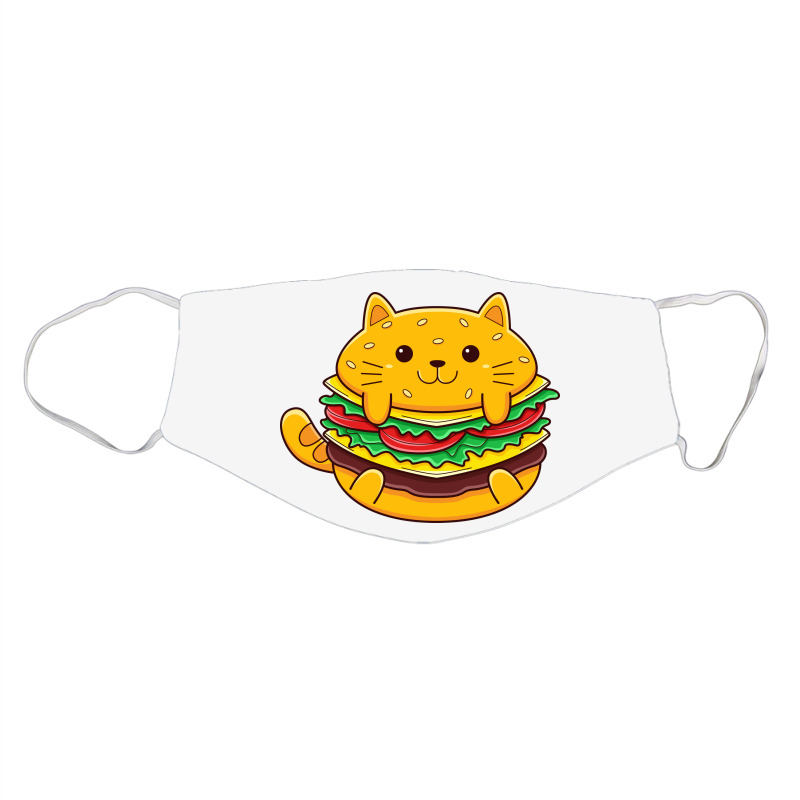 Cat Burger Face Mask | Artistshot