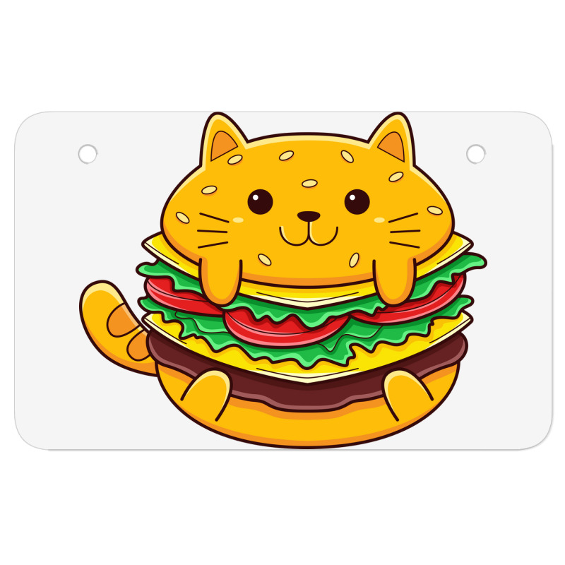 Cat Burger Atv License Plate | Artistshot