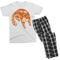 Lazy Cat 01 Men's T-shirt Pajama Set | Artistshot