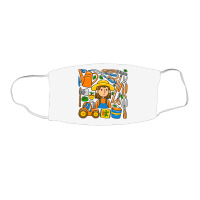 Woman Farmer Doodle Face Mask Rectangle | Artistshot