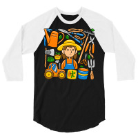 Woman Farmer Doodle 3/4 Sleeve Shirt | Artistshot
