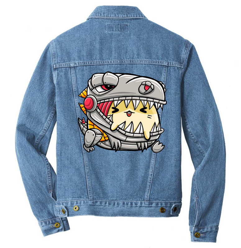 Cute Hamster Dino 02 Men Denim Jacket | Artistshot