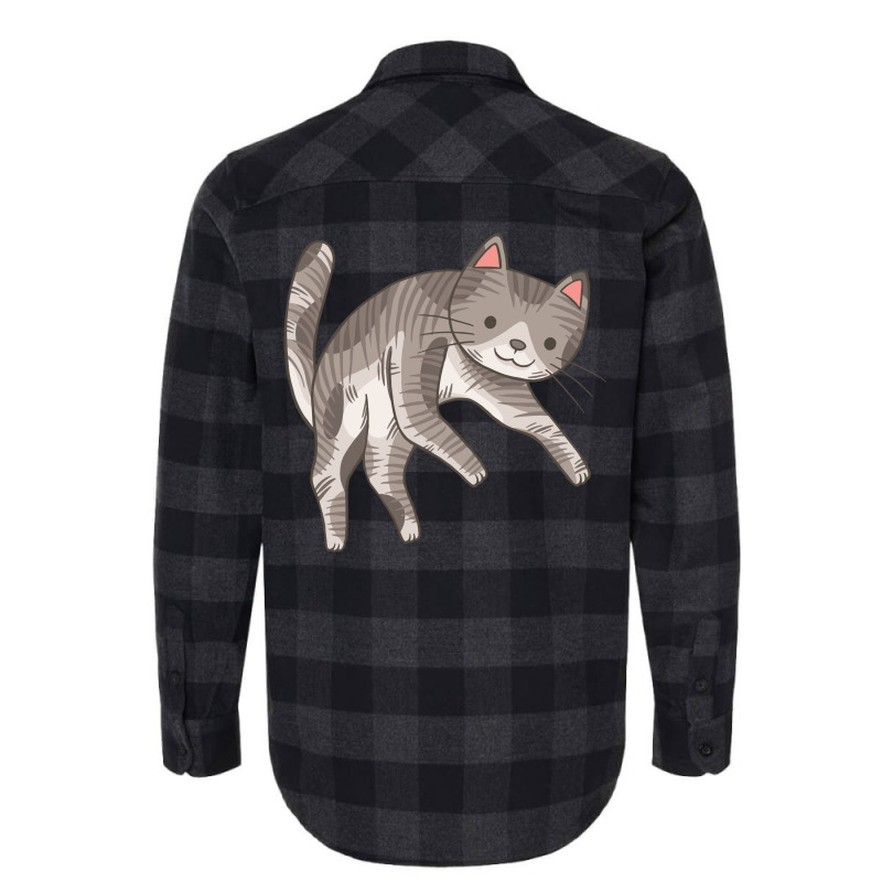 Lazy Cat 02 Flannel Shirt | Artistshot