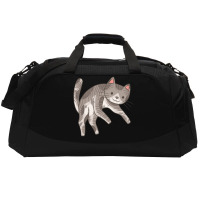 Lazy Cat 02 Active Duffel | Artistshot