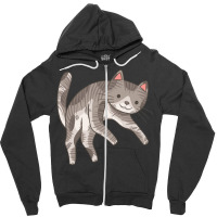 Lazy Cat 02 Zipper Hoodie | Artistshot