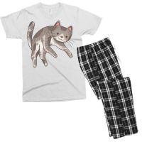 Lazy Cat 02 Men's T-shirt Pajama Set | Artistshot