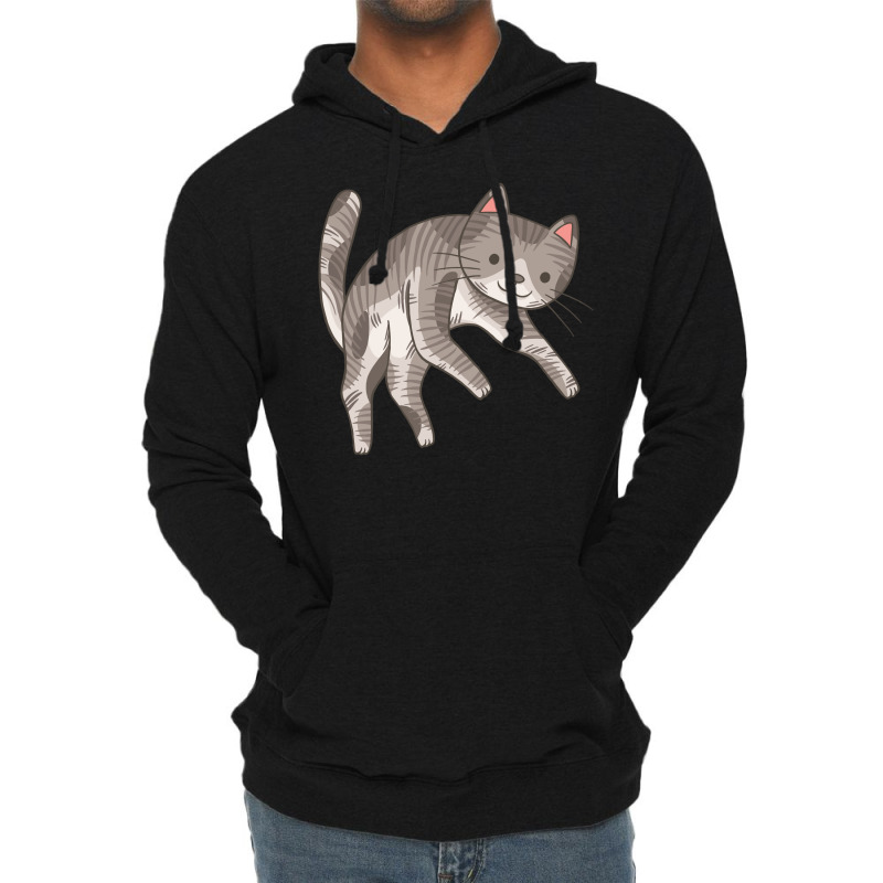 Lazy Cat 02 Lightweight Hoodie | Artistshot