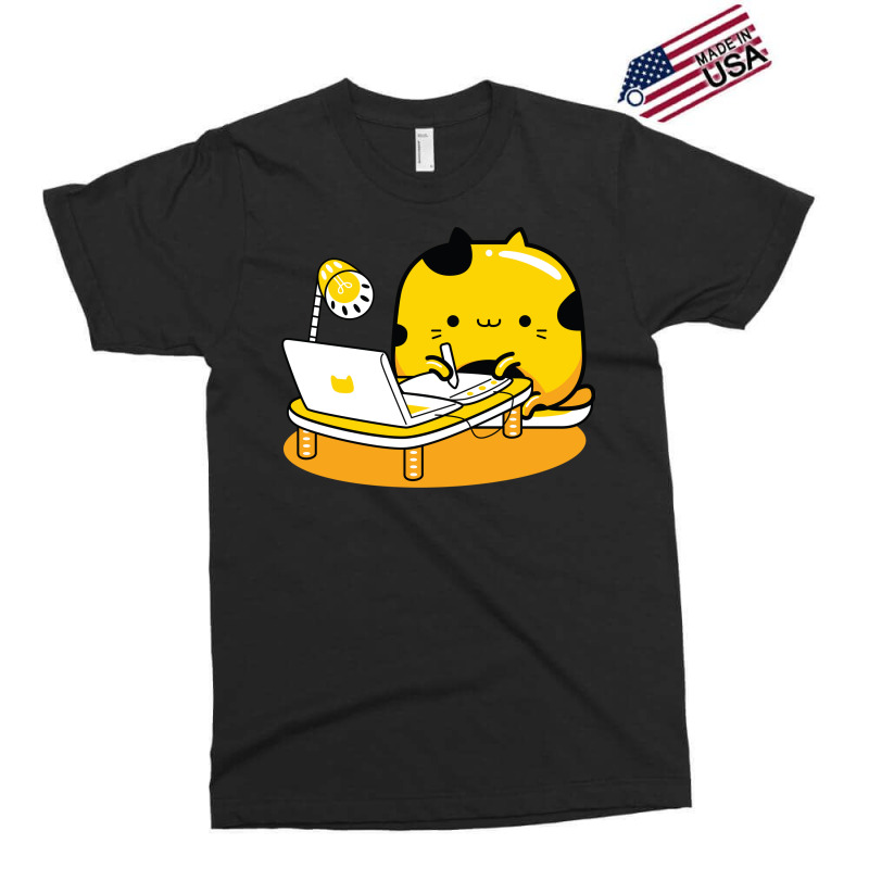 Yellow Cat Illustrator Profession Exclusive T-shirt | Artistshot