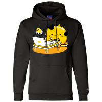 Yellow Cat Illustrator Profession Champion Hoodie | Artistshot