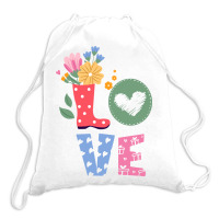 Love Spring,flowers,rain,love Drawstring Bags | Artistshot