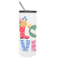 Love Spring,flowers,rain,love Skinny Tumbler | Artistshot