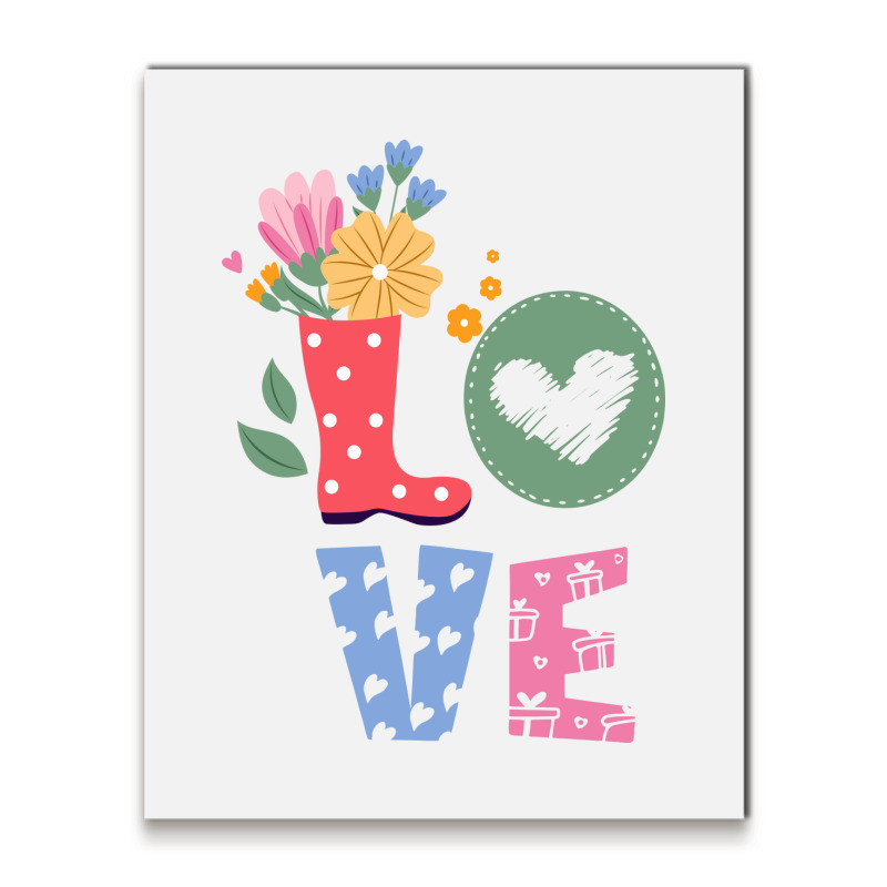 Love Spring,flowers,rain,love Metal Print Vertical | Artistshot