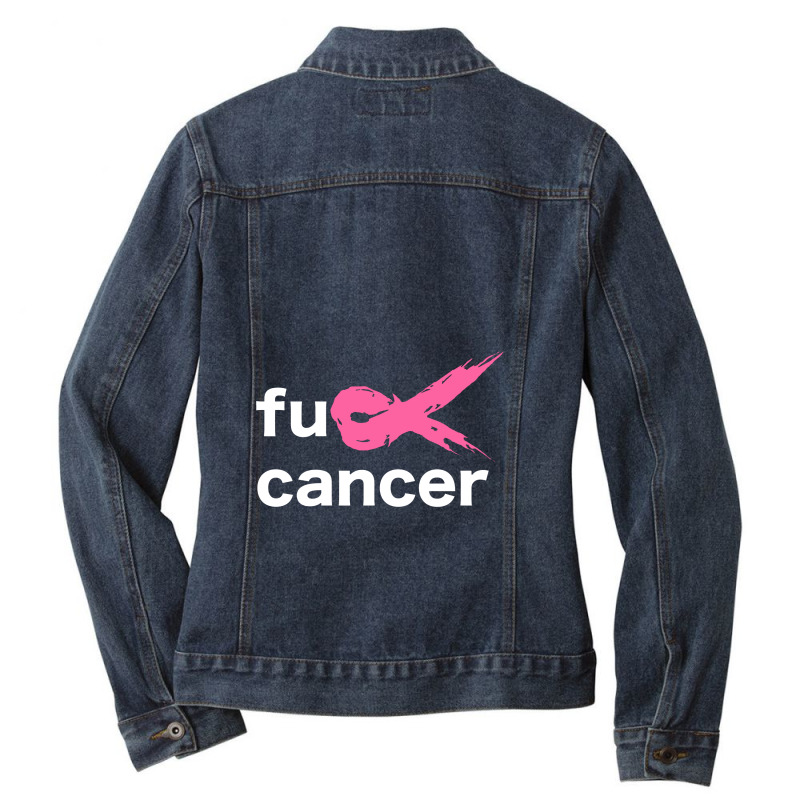 Fuck Canker Ladies Denim Jacket by soniaerin | Artistshot